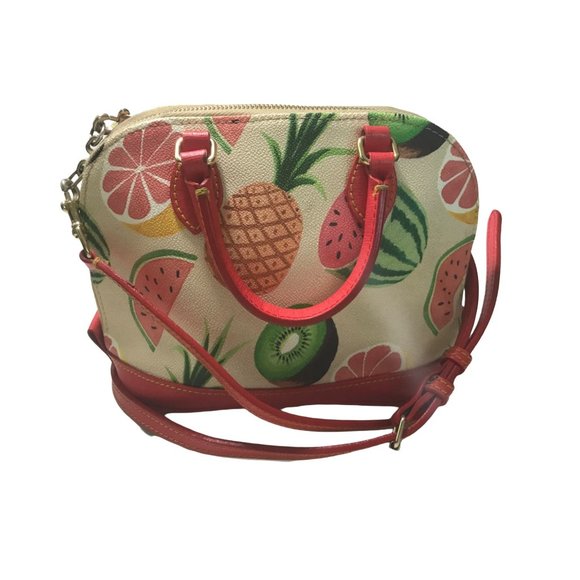 Dooney & Bourke Bags Dooney Bourke Fruit Pattern Coated Canvas